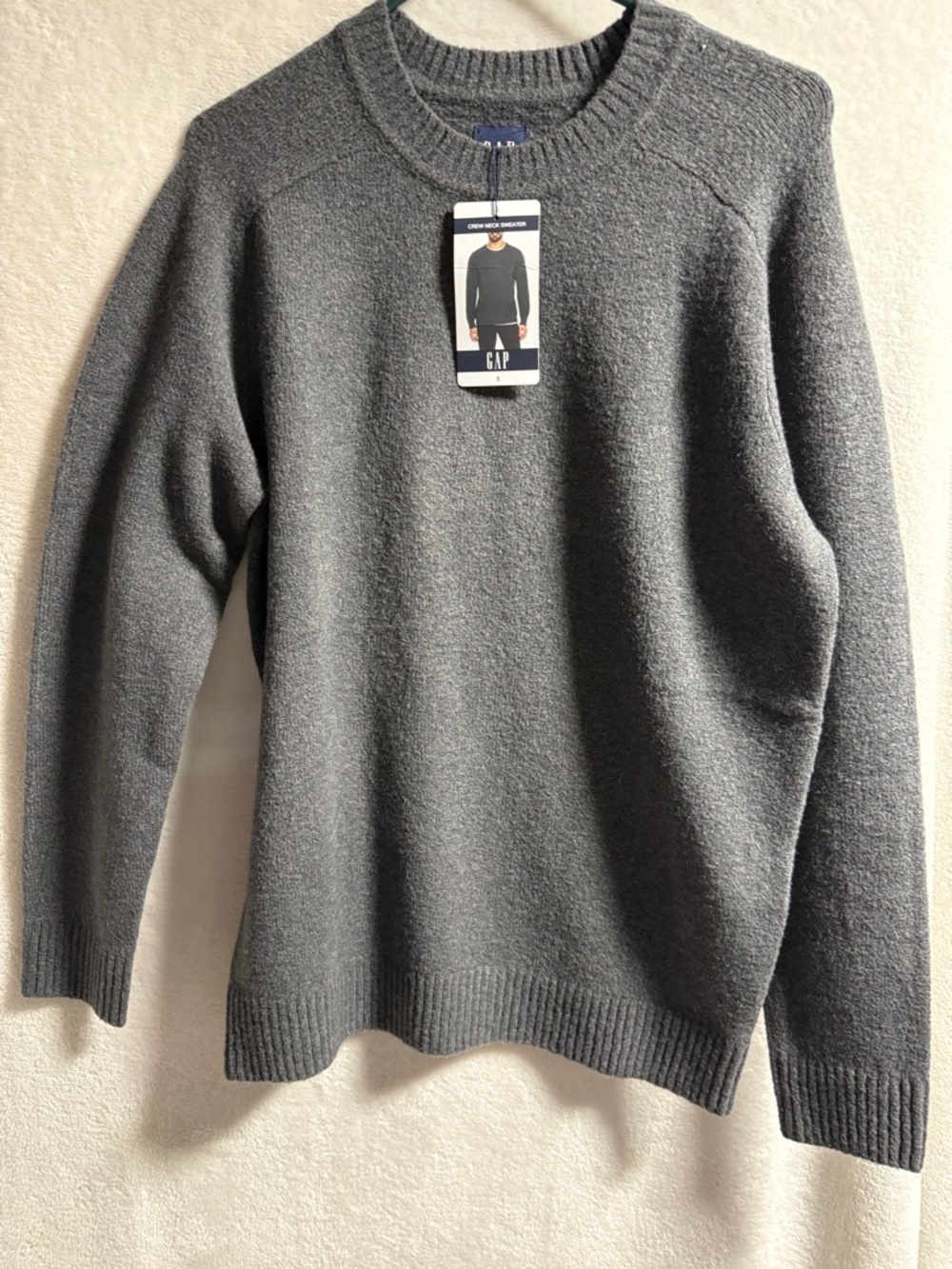 GAP Men's Charcoal Crewneck Sweater